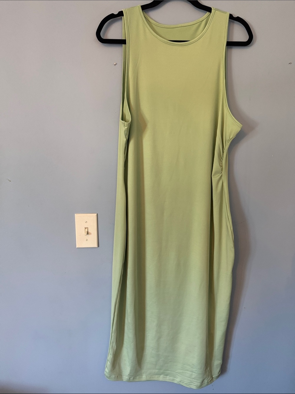 SHEIN Light Green Sleeveless Maxi Dress